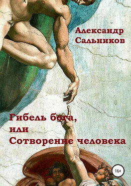 Александр Сальников Гибель бога, или Сотворение человека обложка книги