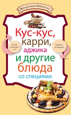 Неизвестный Автор Кус-кус, карри, аджика и другие блюда со специями обложка книги