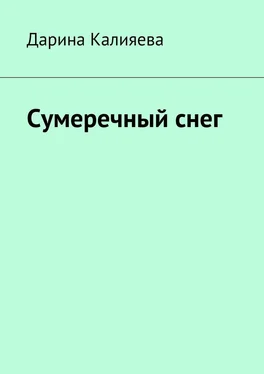 Дарина Калияева Сумеречный снег обложка книги