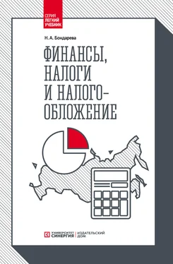 Наталья Бондарева Финансы, налоги и налогообложение обложка книги