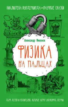 Александр Никонов Физика на пальцах. Для детей и родителей, которые хотят объяснять детям обложка книги