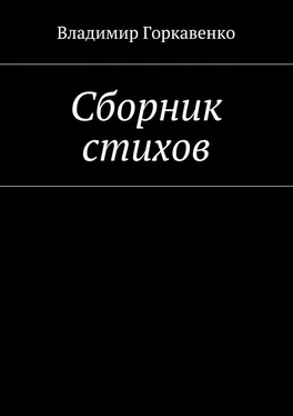 Владимир Горкавенко Сборник стихов обложка книги