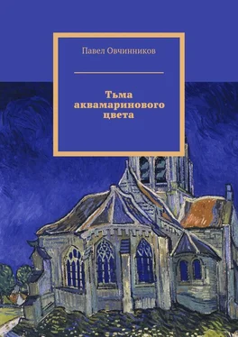 Павел Овчинников Тьма аквамаринового цвета обложка книги