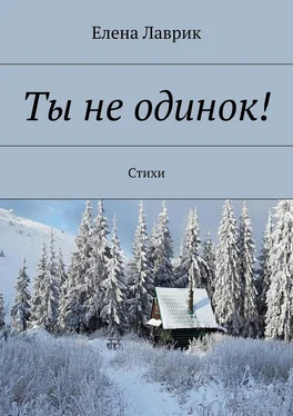 Елена Лаврик Ты не одинок! Стихи обложка книги