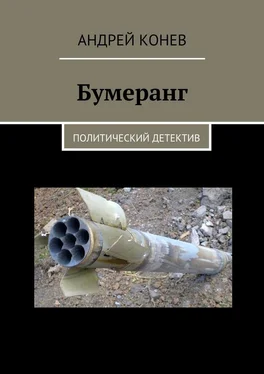 Андрей Конев Бумеранг. Политический детектив обложка книги