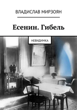 Владислав Мирзоян Есенин. Гибель. Невидимка обложка книги