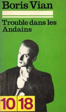 Boris Vian Trouble dans les andains обложка книги