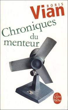 Boris Vian Chroniques du menteur обложка книги