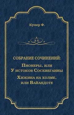 Джеймс Фенимор Купер Пионеры, или У истоков Сосквеганны. Хижина на холме, или Вайандоте (сборник) обложка книги