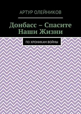 Артур Олейников Донбасс – Спасите наши жизни. По хроникам войны обложка книги