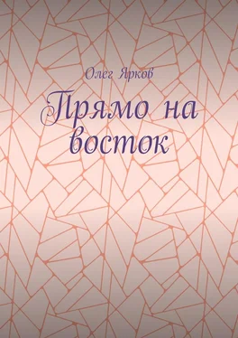 Олег Ярков Прямо на восток обложка книги