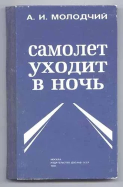 Александр Молодчий Самолет уходит в ночь обложка книги