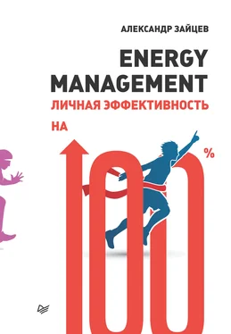 Александр Зайцев Energy management. Личная эффективность на 100% обложка книги