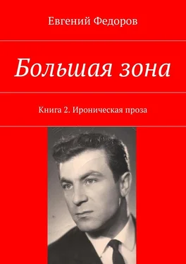 Евгений Федоров Большая зона. Книга 2. Ироническая проза обложка книги