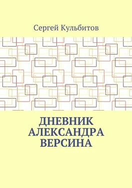 Сергей Кульбитов Дневник Александра Версина обложка книги