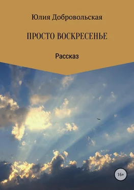 Юлия Добровольская Просто воскресенье обложка книги