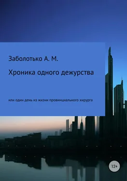 Александр Заболотько Хроника одного дежурства, или Один день из жизни провинциального хирурга обложка книги