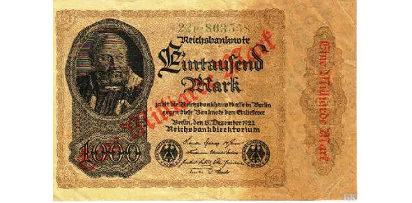 1 Billion of German marks in 1923 2 Five trillion paper brands in 1923 - фото 1
