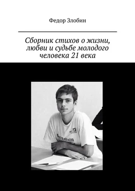 Федор Злобин Сборник стихов о жизни, любви и судьбе молодого человека 21 века обложка книги