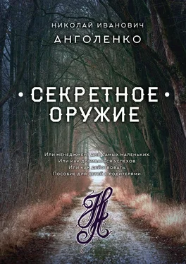 Николай Анголенко Секретное оружие. Или менеджмент для самых маленьких. Или как добиваться успехов. Или как действовать. Пособие для детей с родителями обложка книги