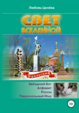 Любовь Ценева Свет вселенной обложка книги