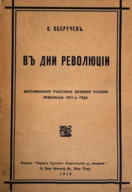 Константин Оберучев В дни революции обложка книги