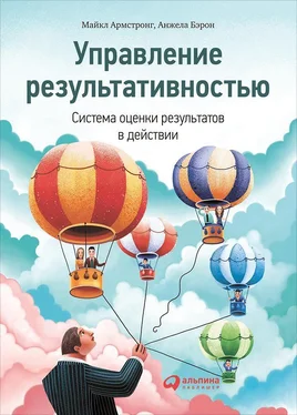 Анжела Бэрон Управление результативностью. Система оценки результатов в действии обложка книги