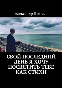 Александр Цветаев Свой последний день я хочу посвятить тебе как стихи обложка книги