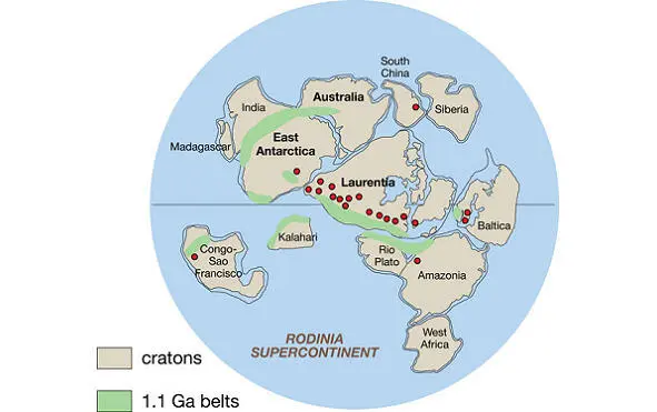continent of Rodinia Laurasia and Gondwana Trilobite - фото 3