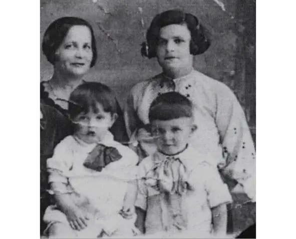 Фотография после выхода из тюрьмы нашей бабушки Слева наша бабушка справа - фото 42