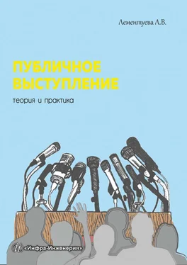 Лариса Лементуева Публичное выступление. Теория и практика обложка книги