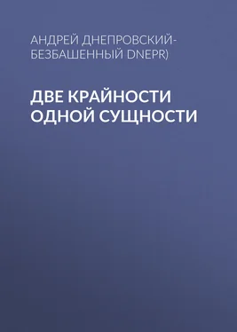 Андрей Днепровский-Безбашенный (A.DNEPR) Две крайности одной сущности обложка книги