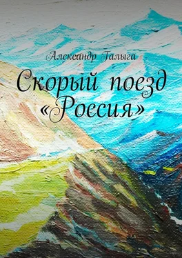 Александр Галыга Скорый поезд «Россия» обложка книги