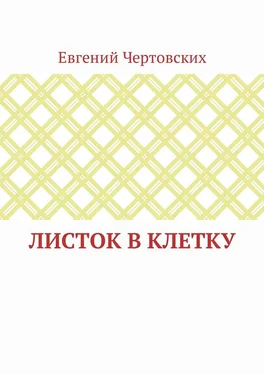 Евгений Чертовских Листок в клетку обложка книги