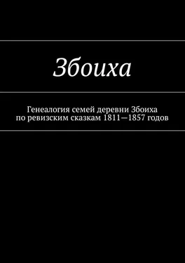 Козлов Збоиха. Генеалогия семей деревни Збоиха по ревизским сказкам 1811—1857 годов обложка книги