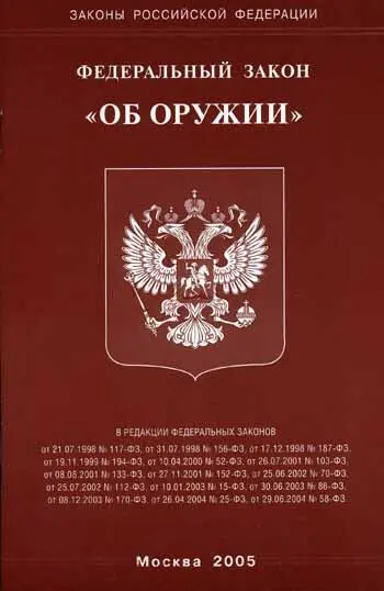 Рис 15 Закон Об оружии содержит следующие разделы 1 Статья 1 Основные - фото 18