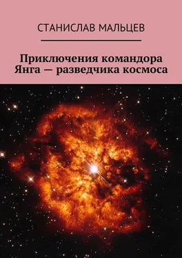 Станислав Мальцев Приключения командора Янга – разведчика космоса обложка книги