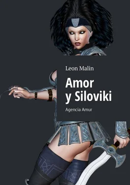 Leon Malin Amor y Siloviki. Agencia Amur обложка книги