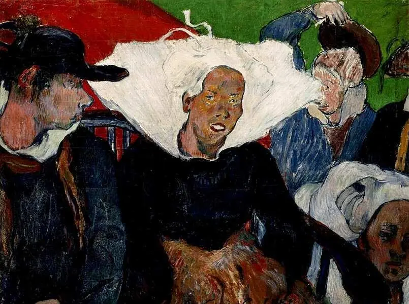 Шарль Лаваль 18621894 Отъезд на рынок в Бретани 1888 Холст масло 375x46 - фото 33