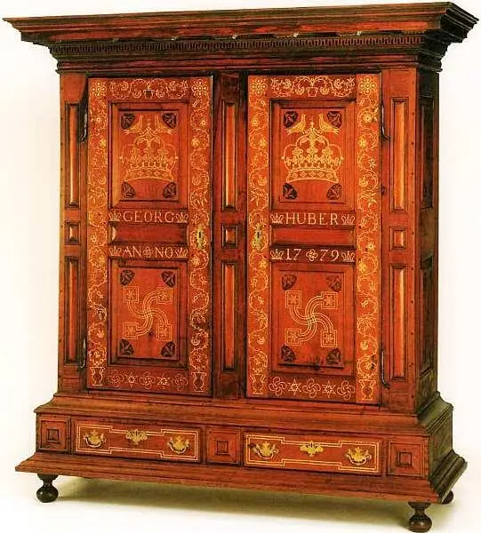 Питер Холл III 1825 Кристиан Хубер 17581820 Платяной шкаф гардероб - фото 51