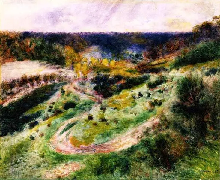 Пьер Огюст Ренуар 18411919 Дорога в Варжемо 1879 Холст масло 806x100 - фото 72