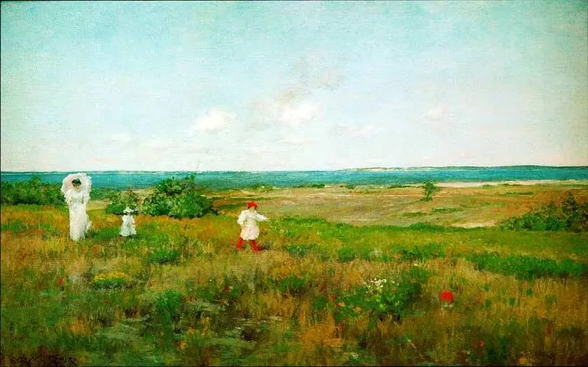 Уильям Меррит Чейз 18491916 Рядом с пляжем Шайнкок Около 1895 Холст - фото 79