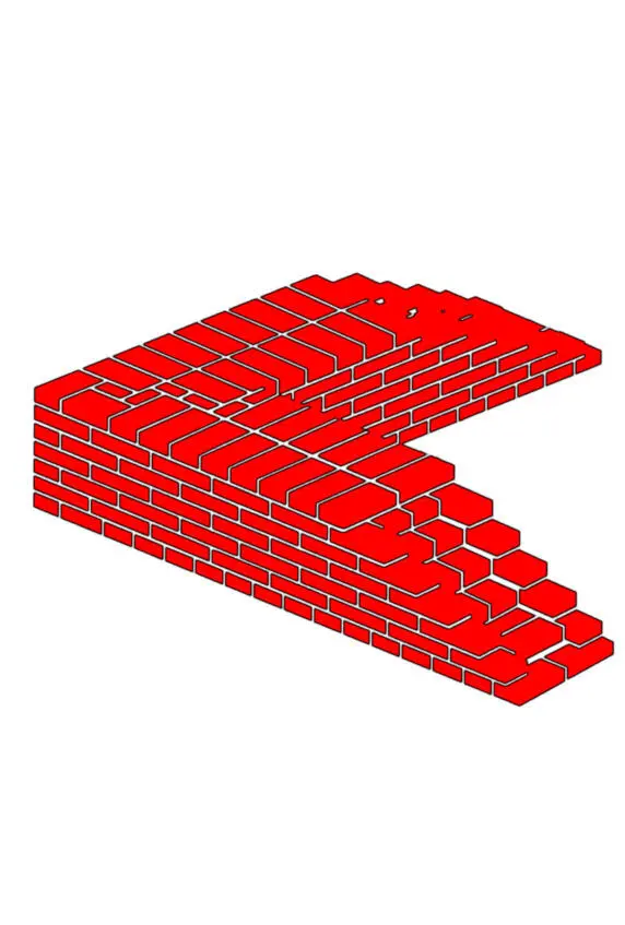 Fig2 Scottish bond Fig3 The order of laying bricks in the corner of the - фото 2