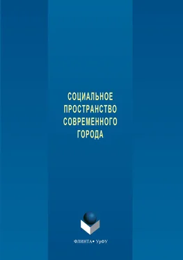 Коллектив авторов Социальное пространство современного города обложка книги