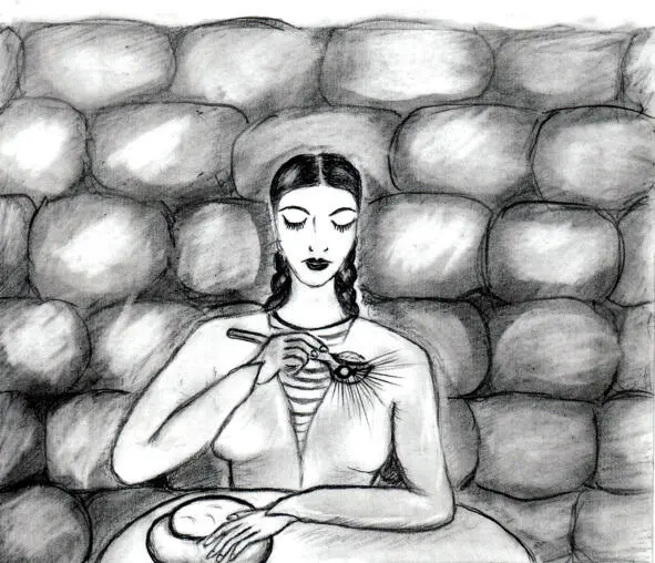 On seeing a sleeping beauty with divine features in the cave the prince fell - фото 11