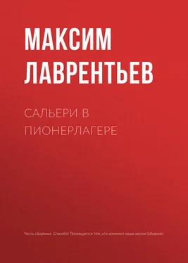 Максим Лаврентьев Сальери в пионерлагере обложка книги