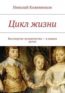 Николай Кожевников Цикл жизни. Бессмертие человечества – в наших детях обложка книги