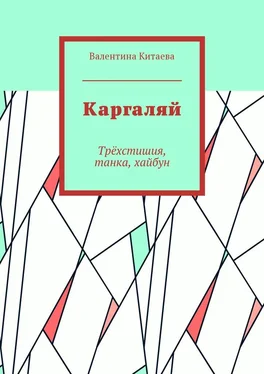 Валентина Китаева Каргаляй. Трёхстишия, танка, хайбун обложка книги