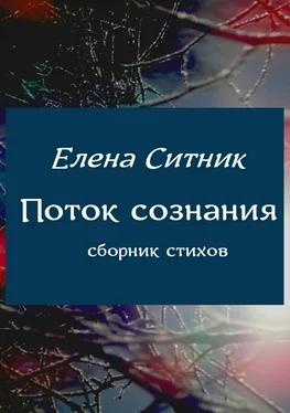 Елена Ситник Поток сознания. Сборник стихов обложка книги