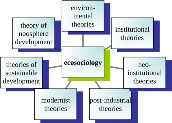 Schema Theoretical source of ecosociology Environmental theories - фото 2